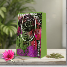 Arte Abstrata Mista Vibrante Personalizada 