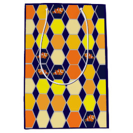 Sacola Para Presentes Média Arte Desenhada À Mão