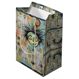 Sacola Para Presentes Média ArtLady 23 Encantadora e angustiado
