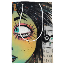 Sacola Para Presentes Média ArtLady 27 Encantada e angustiada