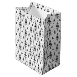 Sacola Para Presentes Média árvore de Natal