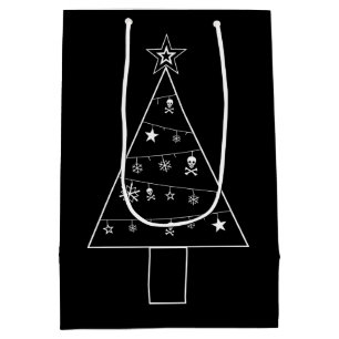 Sacola Para Presentes Média Árvore de Natal da DESGRAÇA