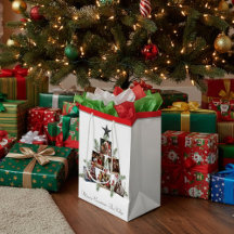 Árvore personalizada de fotos de Natal