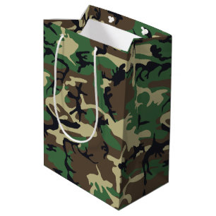 Sacola Para Presentes Média As forças armadas camuflam
