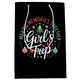 Sacola Para Presentes Média As Meninas De Natal Trip Memórias De Fazer Juntas