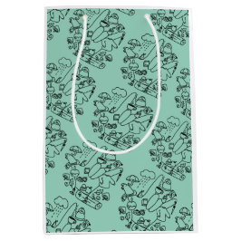 Sacola Para Presentes Média ASL ILY Thanks – Autumn Vibes 