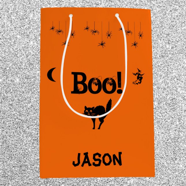 Sacola Para Presentes Média Assustador assustador (Criador carregado)