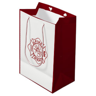 Sacola Para Presentes Média Ateie fogo ao departamento/ao saco do presente