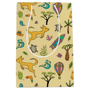 Sacola Para Presentes Média Austrália Love Gift Bag