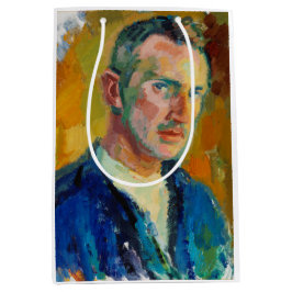 Sacola Para Presentes Média Autorretrato (por Magnus Enckell)