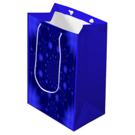 Sacola Para Presentes Média Azul Deslumbrante