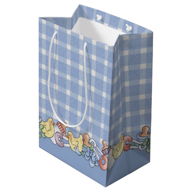Sacola Para Presentes Média Baby Boy (Verso inclinado)