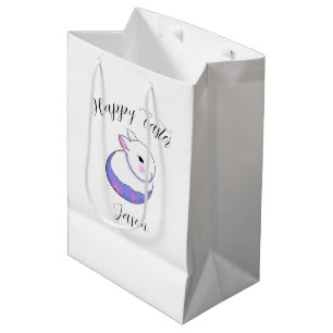Sacola Para Presentes Média Bag de presente de Páscoa personalizada