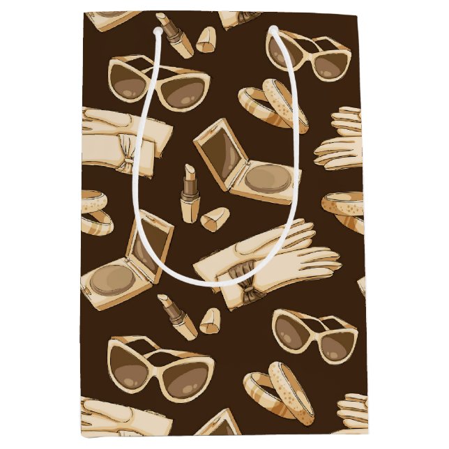 Sacola Para Presentes Média Bag de presentes de estilo Makeup (Frente)