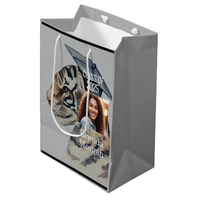 Sacola Para Presentes Média Bag de presentes de graduação exclusiva (Frente inclinada)