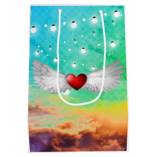 Sacola Para Presentes Média Bag ORIGINAL ART WINGT HEAT Gift (Verso)