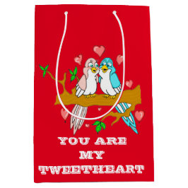 Sacola Para Presentes Média Bagas de presentes personalizadas para aves de cap