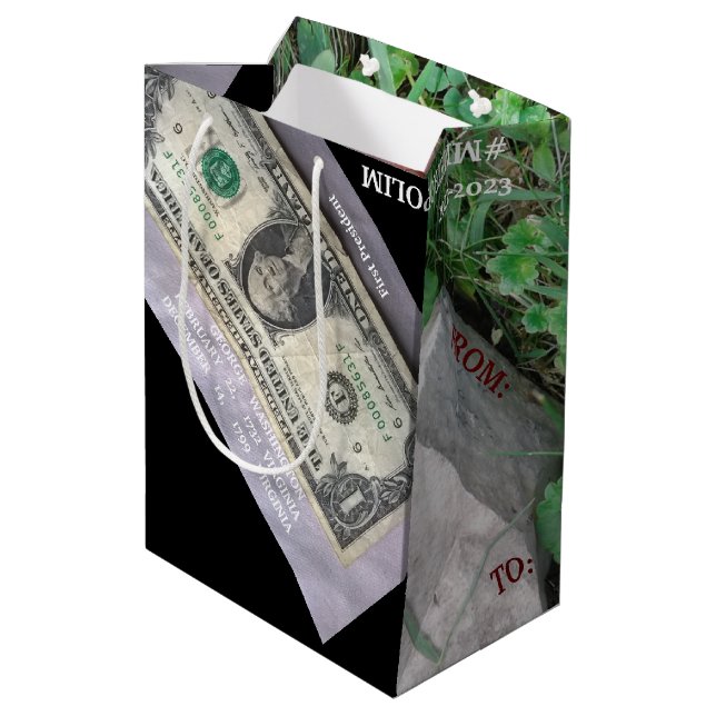 Sacola Para Presentes Média BAGAS DE PRESSÃO DE QUALIDADE ESTRELA/Tamanhos de  (Verso inclinado)