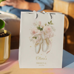 Sacola Para Presentes Média Balé Rosé Soirée, personalizado