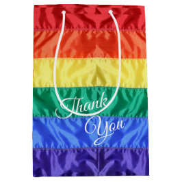 Sacola Para Presentes Média Bandas arco-íris LGBT LGBT LGBT orgulho gay