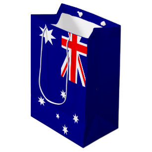 Sacola Para Presentes Média Bandeira australiana
