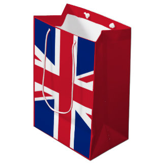 Sacola Para Presentes Média bandeira britânica
