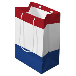 Sacola Para Presentes Média Bandeira da Holanda