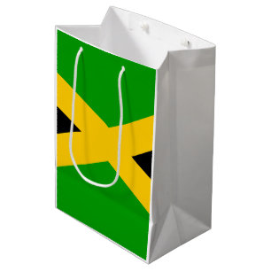 Sacola Para Presentes Média Bandeira da Jamaica