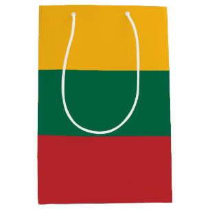 Sacola Para Presentes Média Bandeira da Lituânia