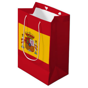 Sacola Para Presentes Média Bandeira espanhola