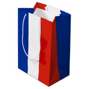 Sacola Para Presentes Média bandeira francesa