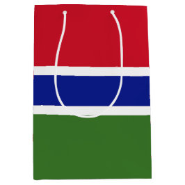 Sacola Para Presentes Média Bandeira Gâmbia