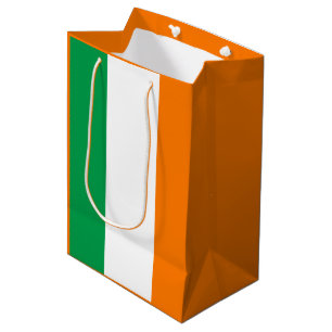 Sacola Para Presentes Média Bandeira irlandesa