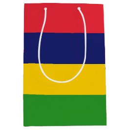 Sacola Para Presentes Média Bandeira Maurícia