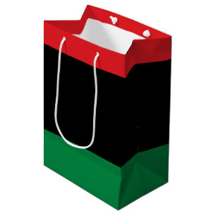 Sacola Para Presentes Média Bandeira Pan-Africana UNIA