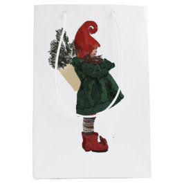 Sacola Para Presentes Média Bandeja de Natal presente