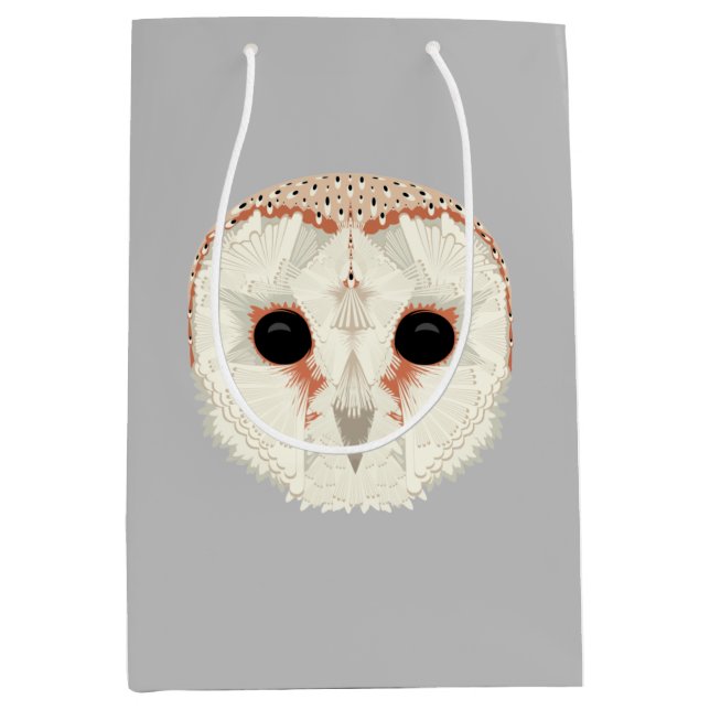 Sacola Para Presentes Média Barn Owl Medium Gift Bag (Frente)