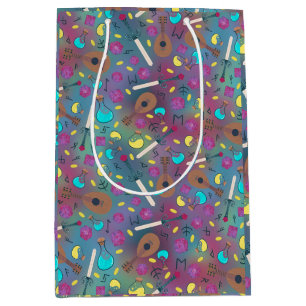 Sacola Para Presentes Média Barras e Tabletops