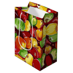 Sacola Para Presentes Média barril de maçã