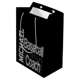 Sacola Para Presentes Média Baseball Coach Extraordinaire CUSTOM