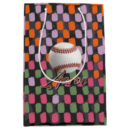 Sacola Para Presentes Média Basebol Personalizado
