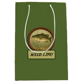 Sacola Para Presentes Média Bass Escuro-Escuro-Oleícola Bag