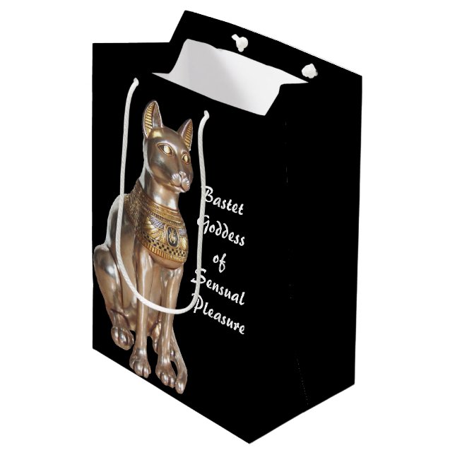 Sacola Para Presentes Média Bastet (Frente inclinada)
