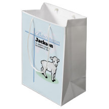 Batismo Blue Boy Lamb, Personalizável