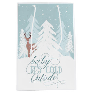 Sacola Para Presentes Média Bebê de Onederland do inverno é saco exterior fr