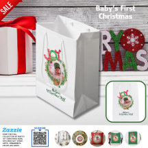Bebês 1rua FOTO de Natal Gift Bag Keepape