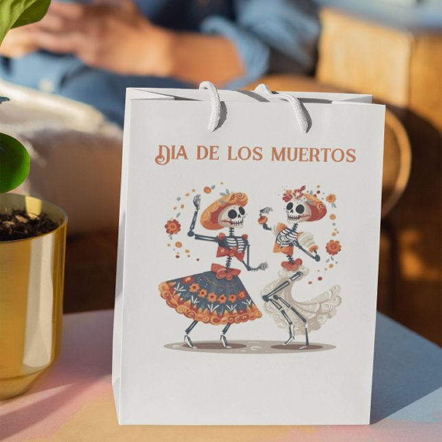 Sacola Para Presentes Média Bela dança Espírito, personalizada (Criador carregado)