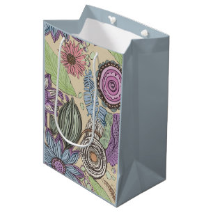 Sacola Para Presentes Média Beleza Botânica