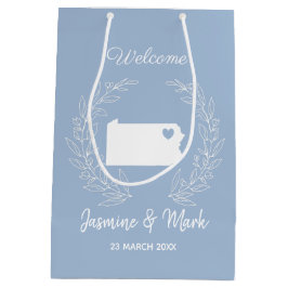 Sacola Para Presentes Média Bem-vindo aos favores de casamento da Pensilvânia,