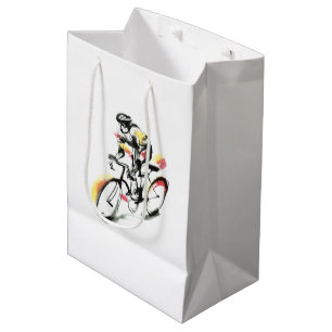 Sacola Para Presentes Média Bicicleta de estrada